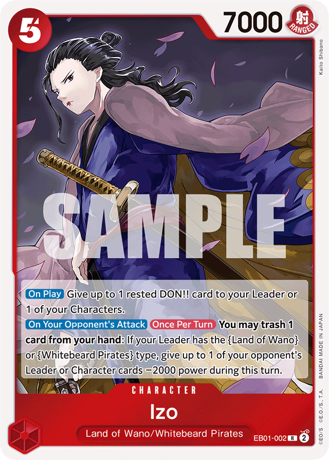 Izo EB01-002 card, Memorial Collection