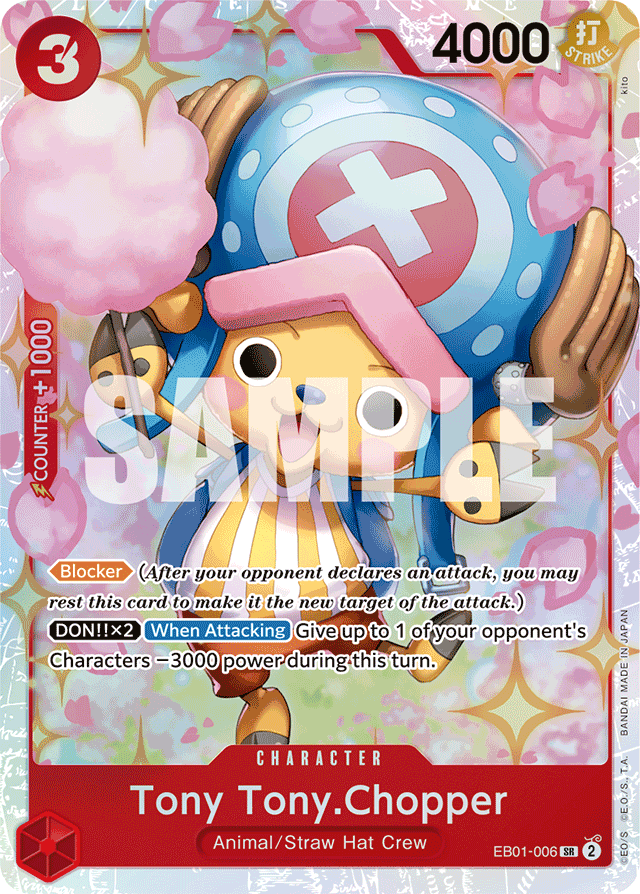 Tony Tony.Chopper EB01-006 card, Memorial Collection
