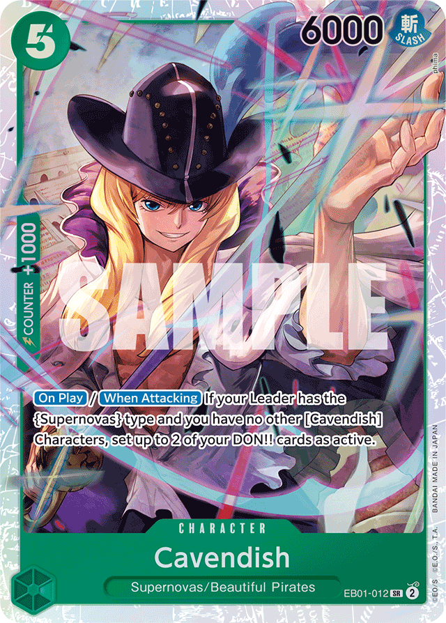 Cavendish EB01-012 card, Memorial Collection