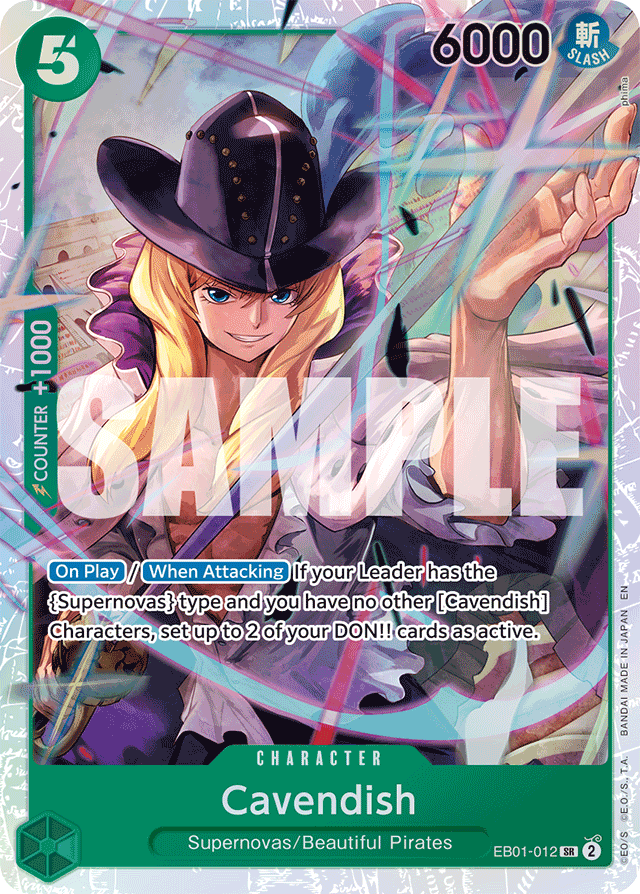 Cavendish EB01-012 Reprint card, Memorial Collection