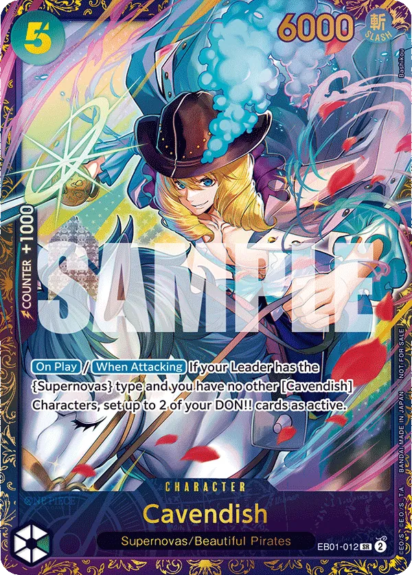 Cavendish EB01-012 Treasure Cup Alt Art card, Memorial Collection