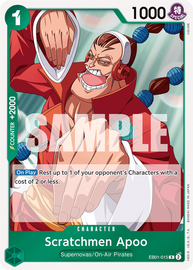 Scratchmen Apoo EB01-015 card, Memorial Collection