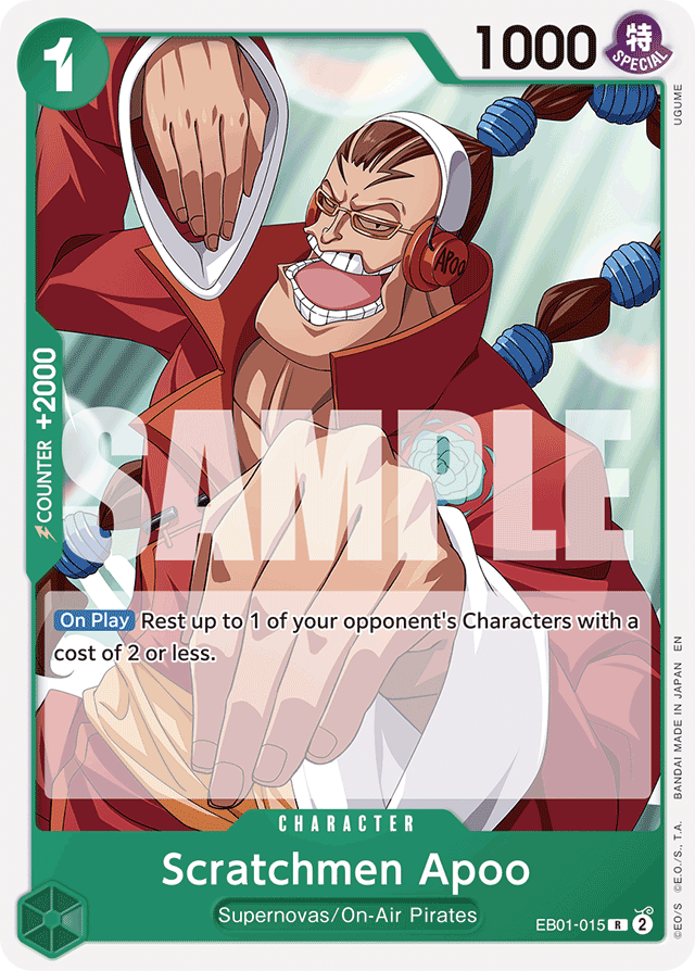 Scratchmen Apoo EB01-015 Starter Deck card, Memorial Collection