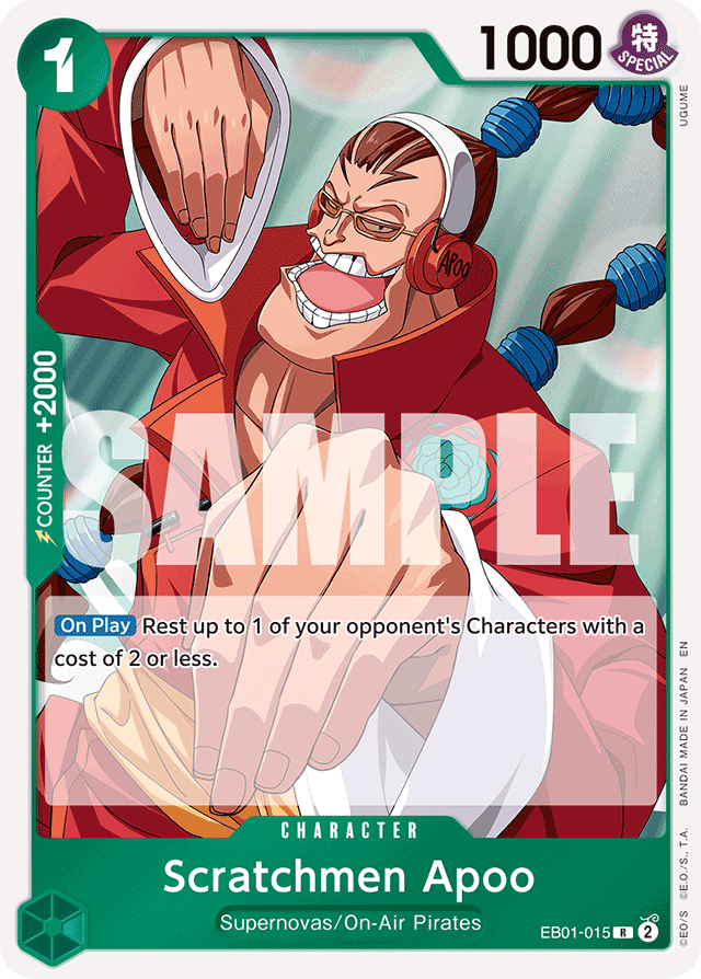 Scratchmen Apoo EB01-015 Reprint card, Memorial Collection
