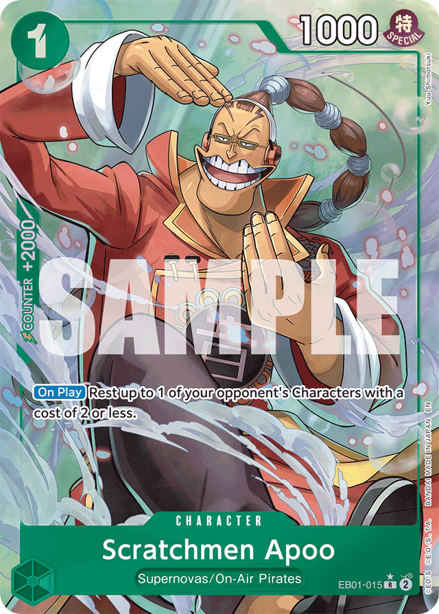 Scratchmen Apoo EB01-015 Alt Art card, Memorial Collection