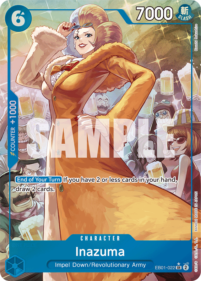 Inazuma EB01-022 Alt Art card, Memorial Collection