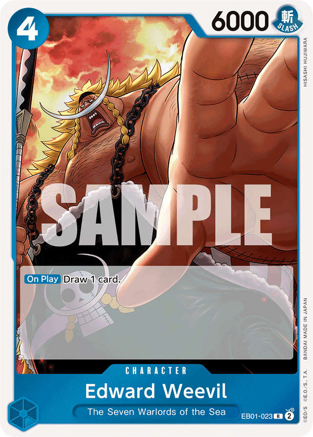 Edward Weevil EB01-023 card, Memorial Collection