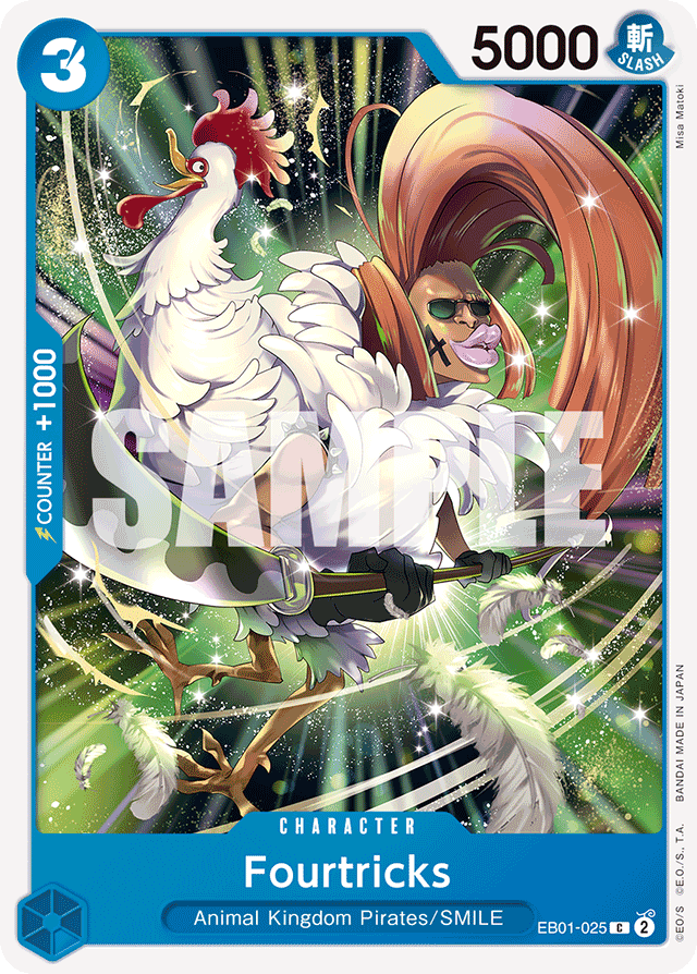 Fourtricks EB01-025 card, Memorial Collection