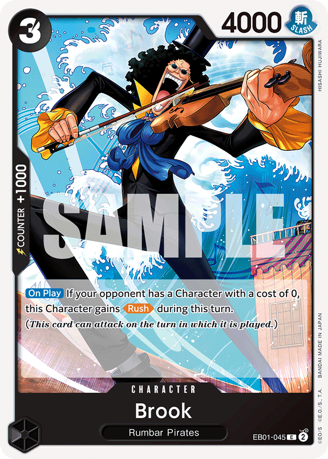 Brook EB01-045 card, Memorial Collection