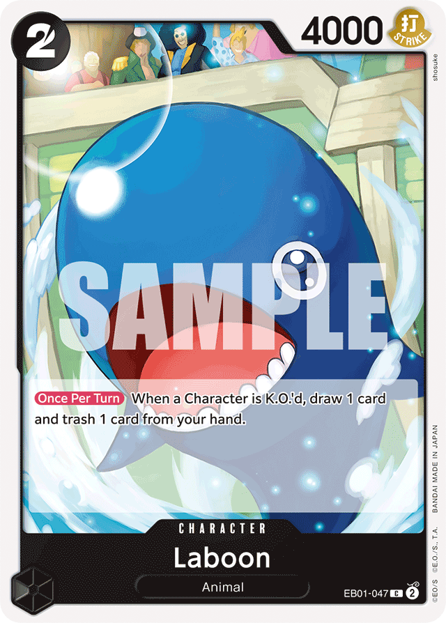 Laboon EB01-047 card, Memorial Collection