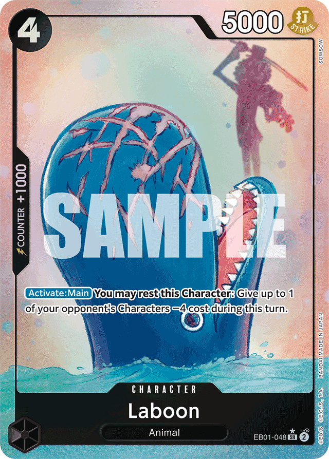 Laboon EB01-048 Alt Art card, Memorial Collection