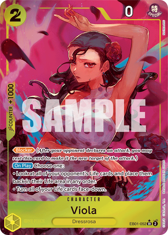 Viola EB01-052 Alt Art card, Memorial Collection