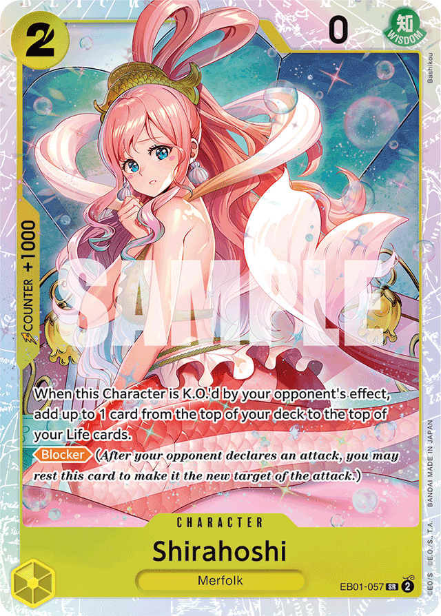 Shirahoshi EB01-057 card, Memorial Collection