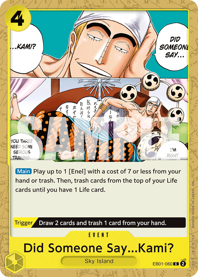 Did Someone Say...Kami? EB01-060 Reprint card, Memorial Collection