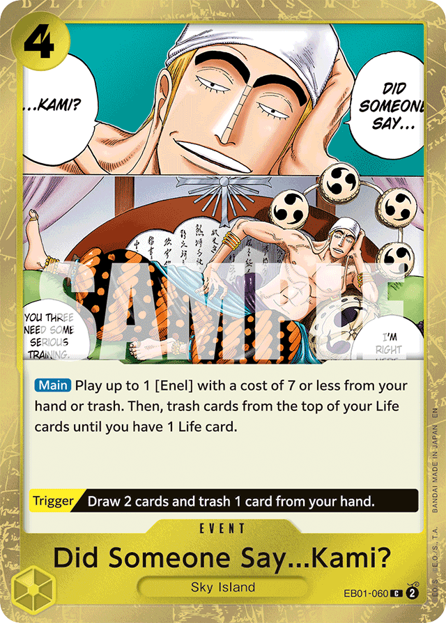 Did Someone Say...Kami? EB01-060 Jolly Roger Foil card, Memorial Collection
