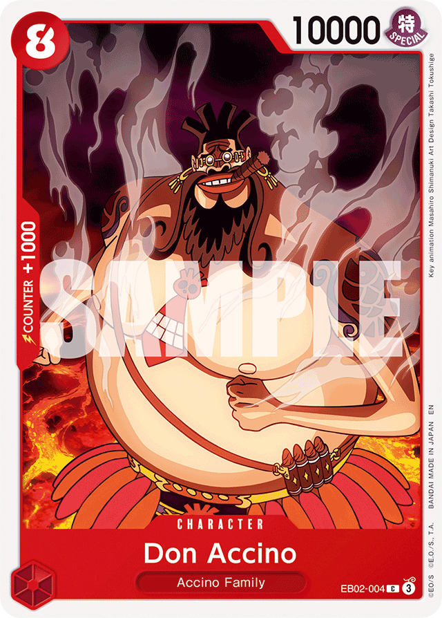 Don Accino EB02-004 card, Anime 25th Collection