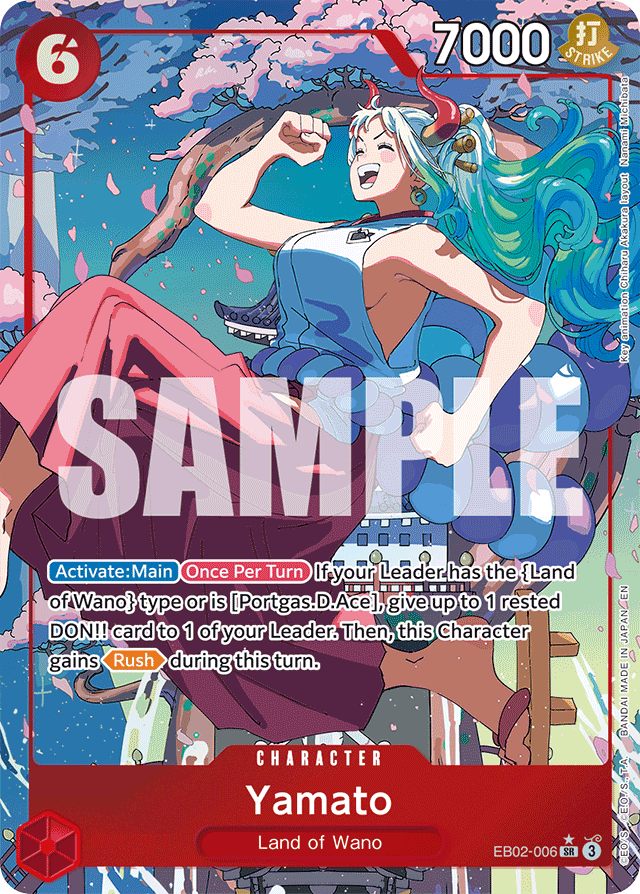 Yamato EB02-006 Alt Art card, Anime 25th Collection