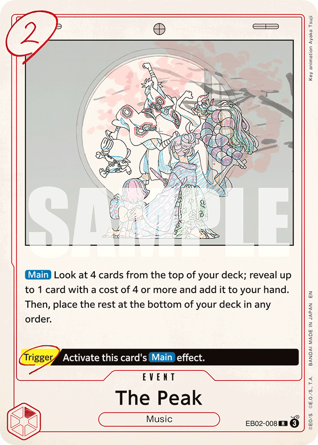 The Peak EB02-008 card, Anime 25th Collection