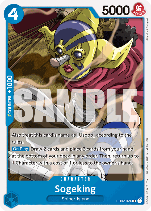 Sogeking EB02-024 card, Anime 25th Collection