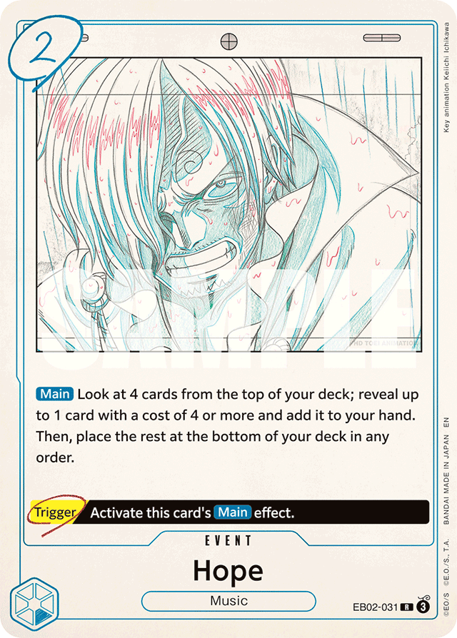 Hope EB02-031 card, Anime 25th Collection