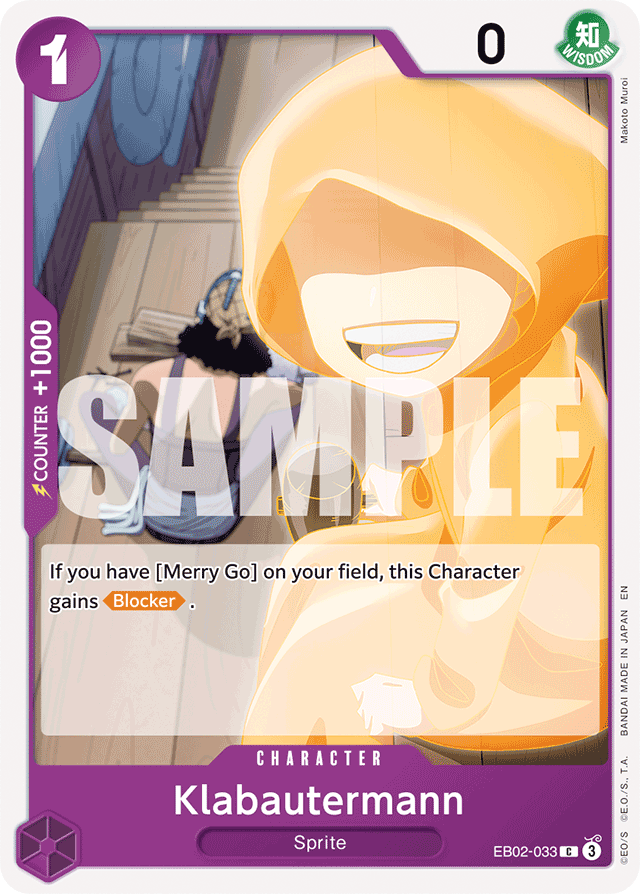 Klabautermann EB02-033 card, Anime 25th Collection