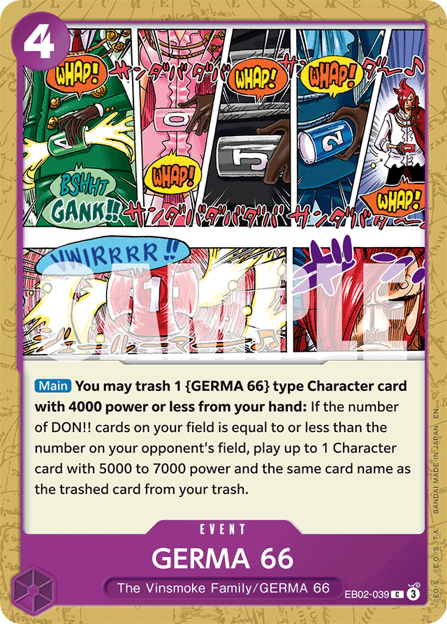GERMA 66 EB02-039 card, Anime 25th Collection