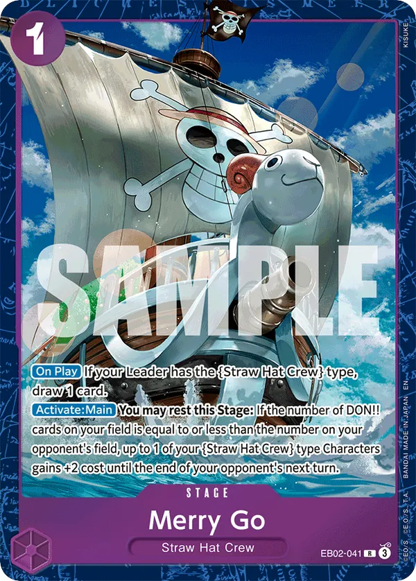 Merry Go EB02-041 Best Selection Vol. 5 Alt Art card, Anime 25th Collection