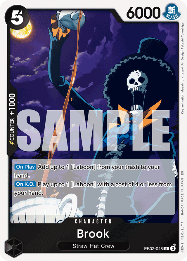 Brook EB02-048 card, Anime 25th Collection