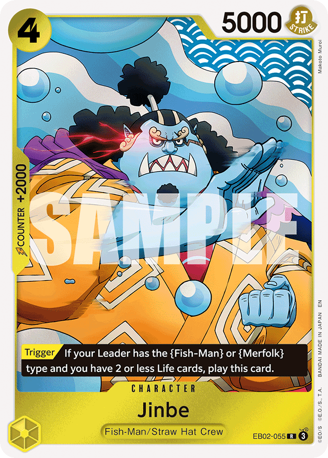 Jinbe EB02-055 card, Anime 25th Collection