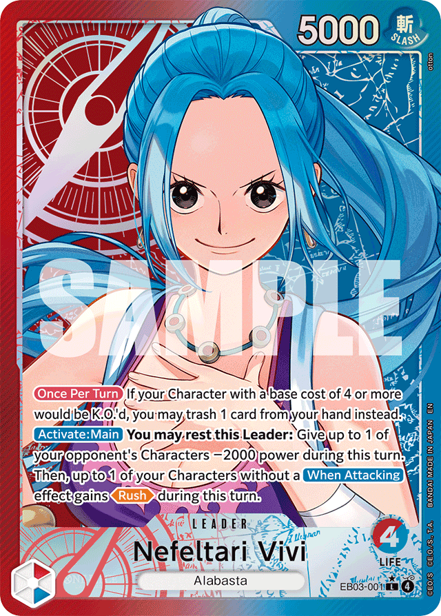 Nefeltari Vivi EB03-001 Alt Art card, Heroines Edition