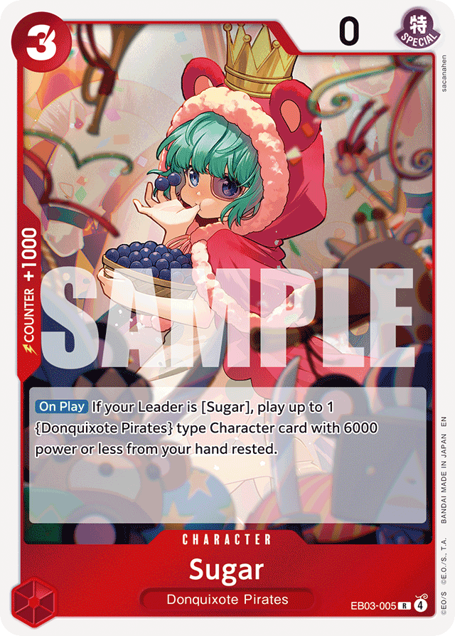 Sugar EB03-005 card, Heroines Edition