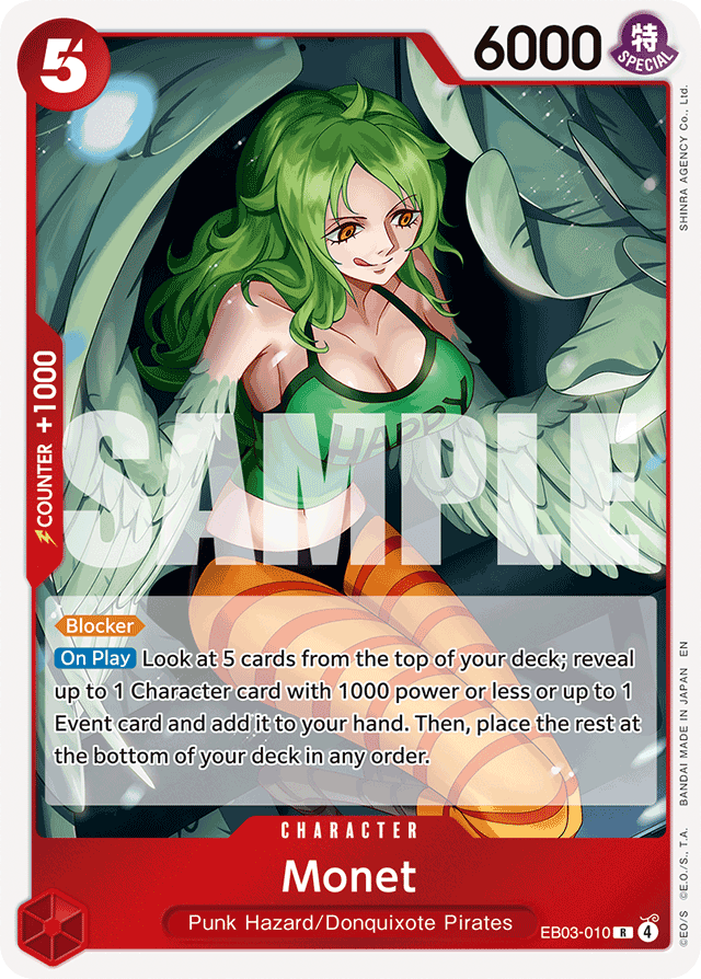 Monet EB03-010 card, Heroines Edition