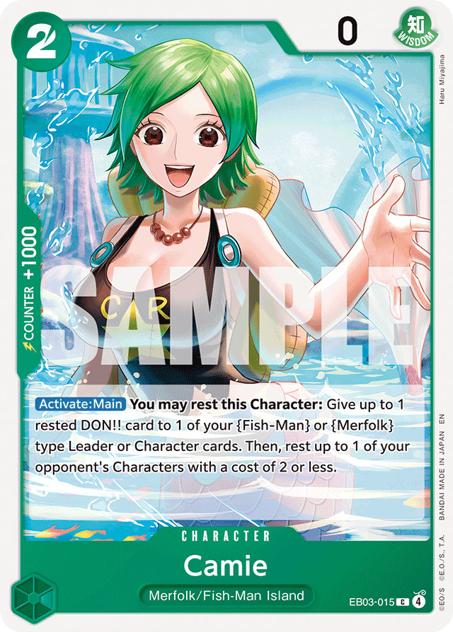Camie EB03-015 card, Heroines Edition