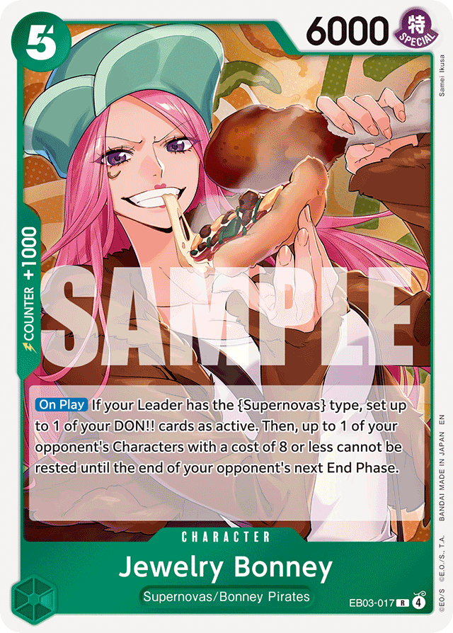 Jewelry Bonney EB03-017 card, Heroines Edition