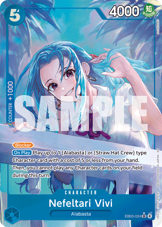 Nefeltari Vivi EB03-024 Alt Art card, Heroines Edition