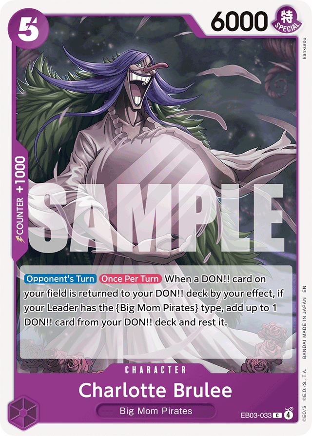 Charlotte Brulee EB03-033 card, Heroines Edition
