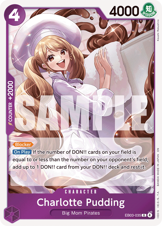 Charlotte Pudding EB03-035 card, Heroines Edition