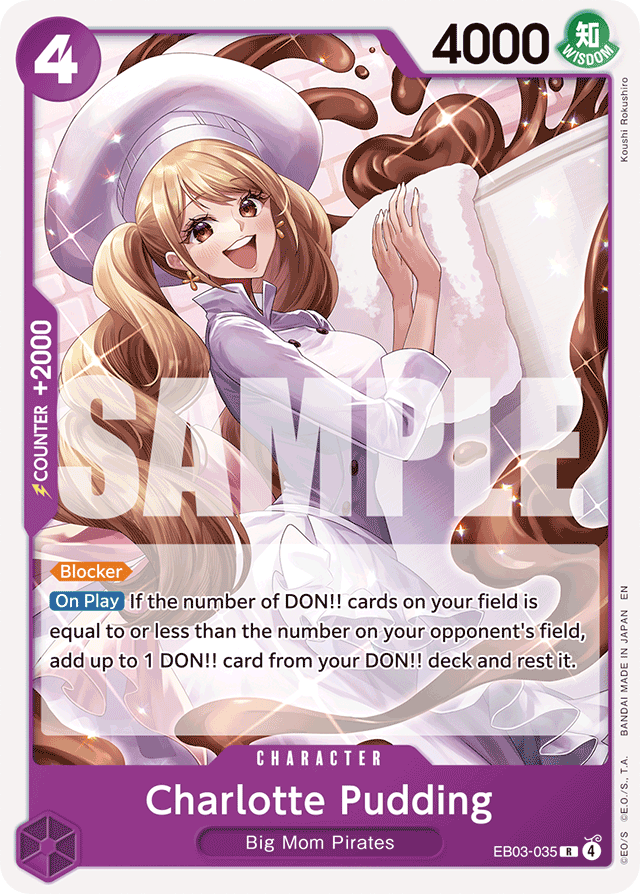 Charlotte Pudding EB03-035 card, Heroines Edition
