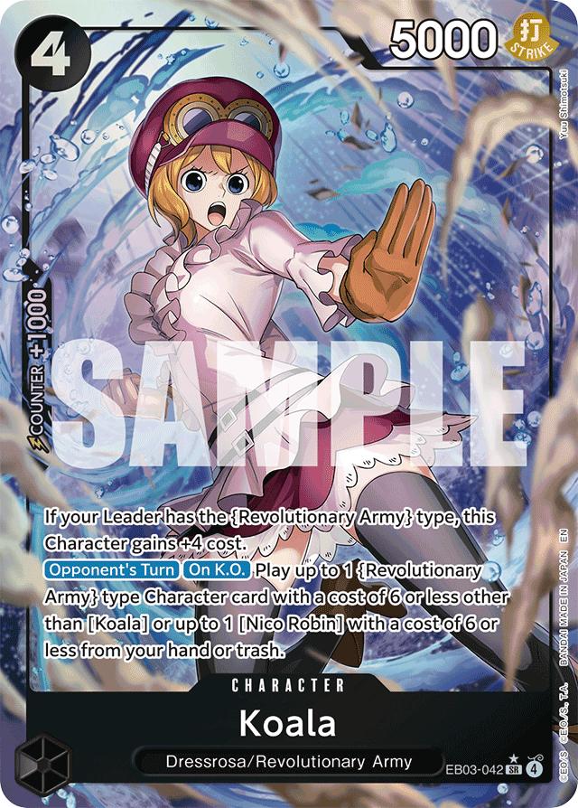 Koala EB03-042 Alt Art card, Heroines Edition