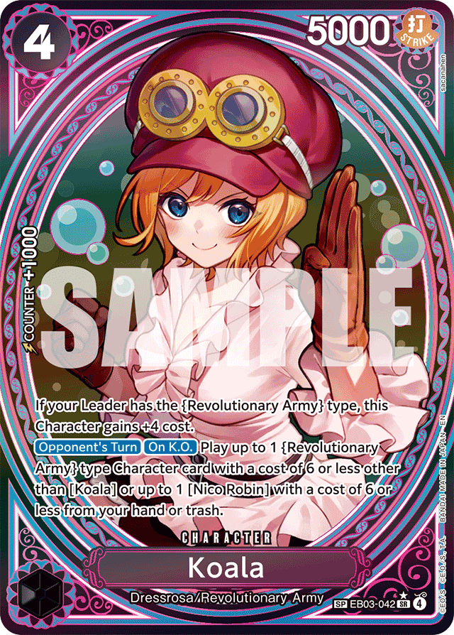 Koala EB03-042 SP Alt Art card, Heroines Edition