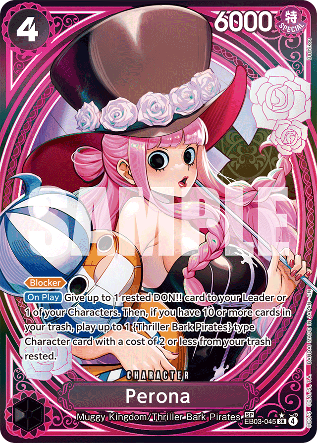 Perona EB03-045 SP Alt Art card, Heroines Edition