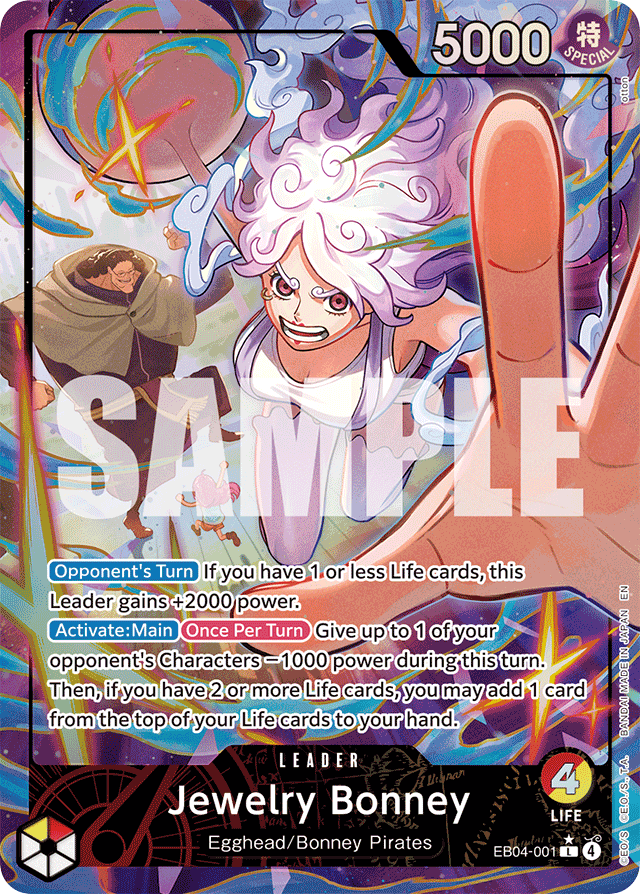 Jewelry Bonney EB04-001 Alt Art card, Egghead Crisis