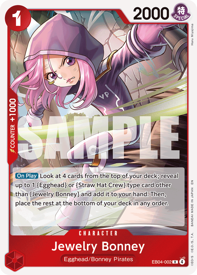 Jewelry Bonney EB04-002 card, Egghead Crisis