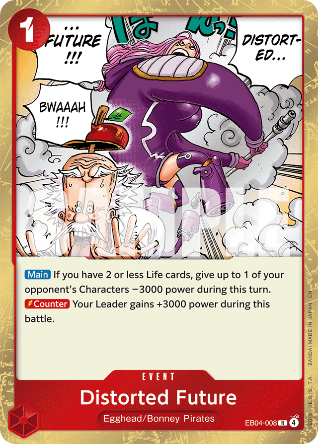 Distorted Future EB04-008 card, Egghead Crisis