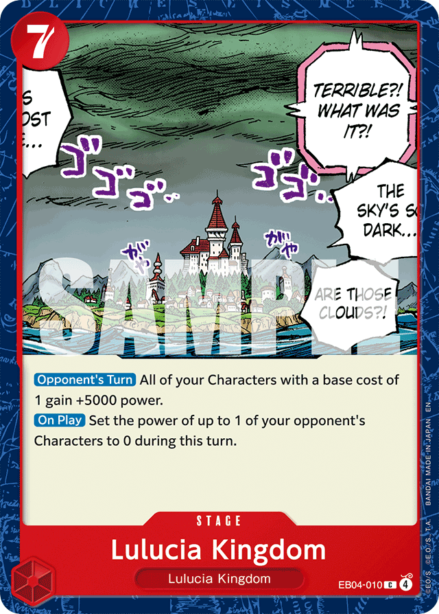 Lulucia Kingdom EB04-010 card, Egghead Crisis