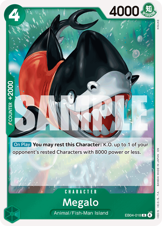 Megalo EB04-018 card, Egghead Crisis