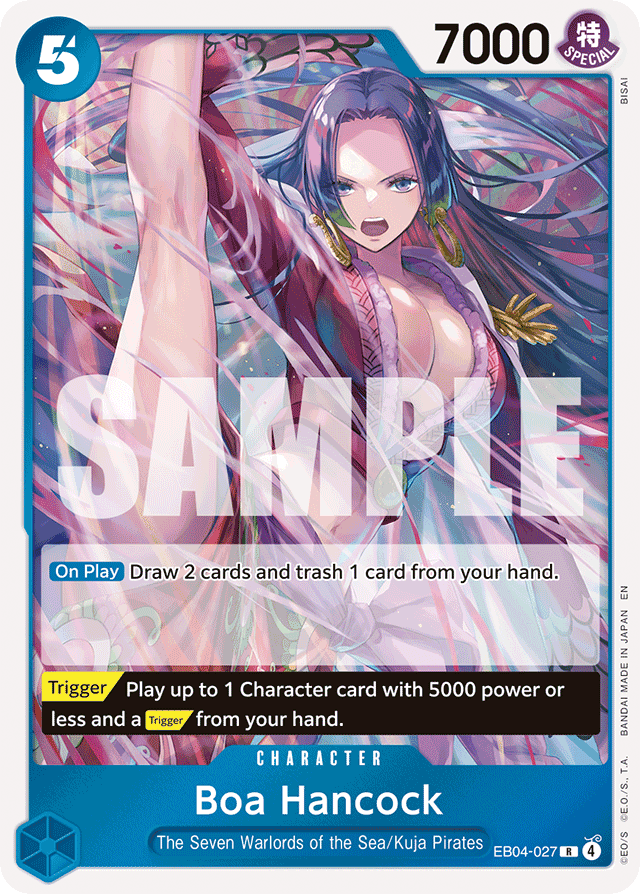 Boa Hancock EB04-027 card, Egghead Crisis