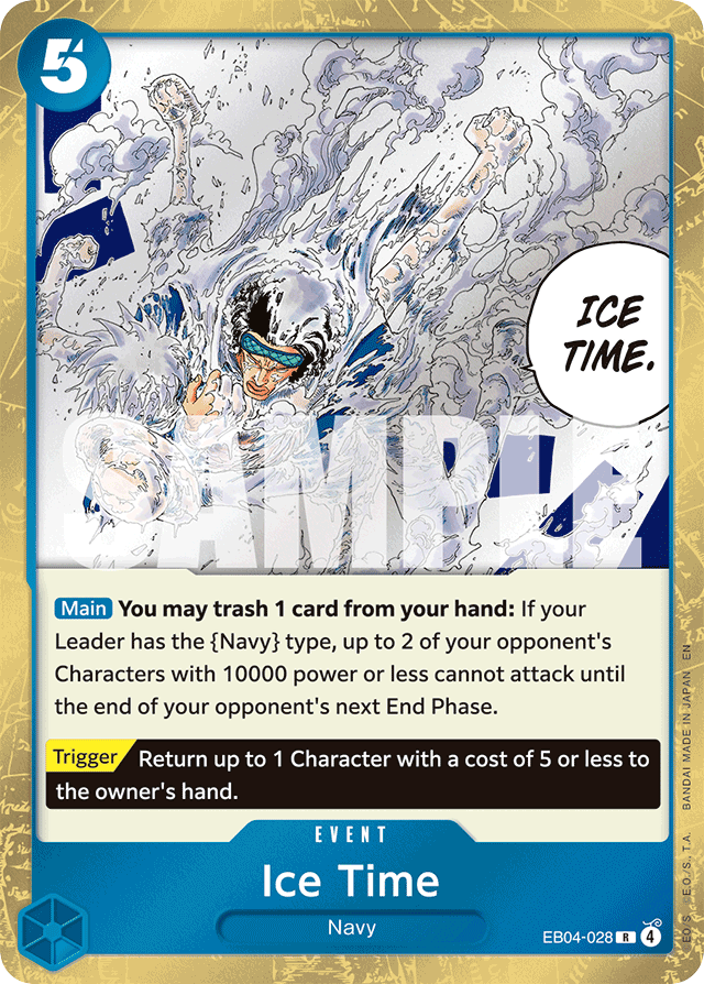 Ice Time EB04-028 card, Egghead Crisis