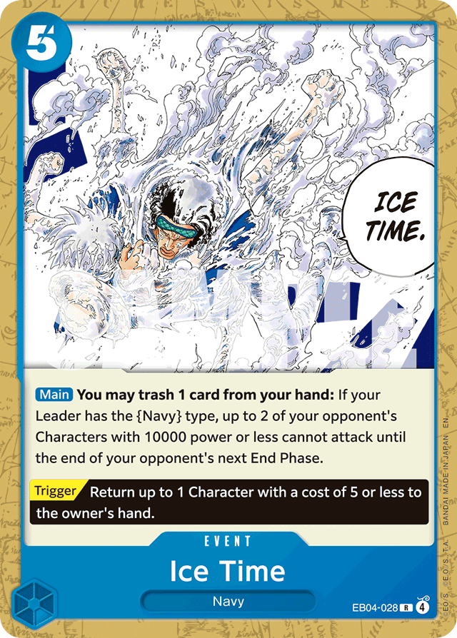 Ice Time EB04-028 card, Egghead Crisis