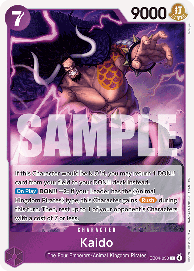Kaido EB04-030 card, Egghead Crisis